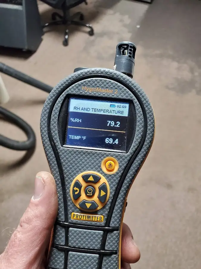 Moisture meter humidity assessment for Fire & Smoke Damage Restoration in Patterson